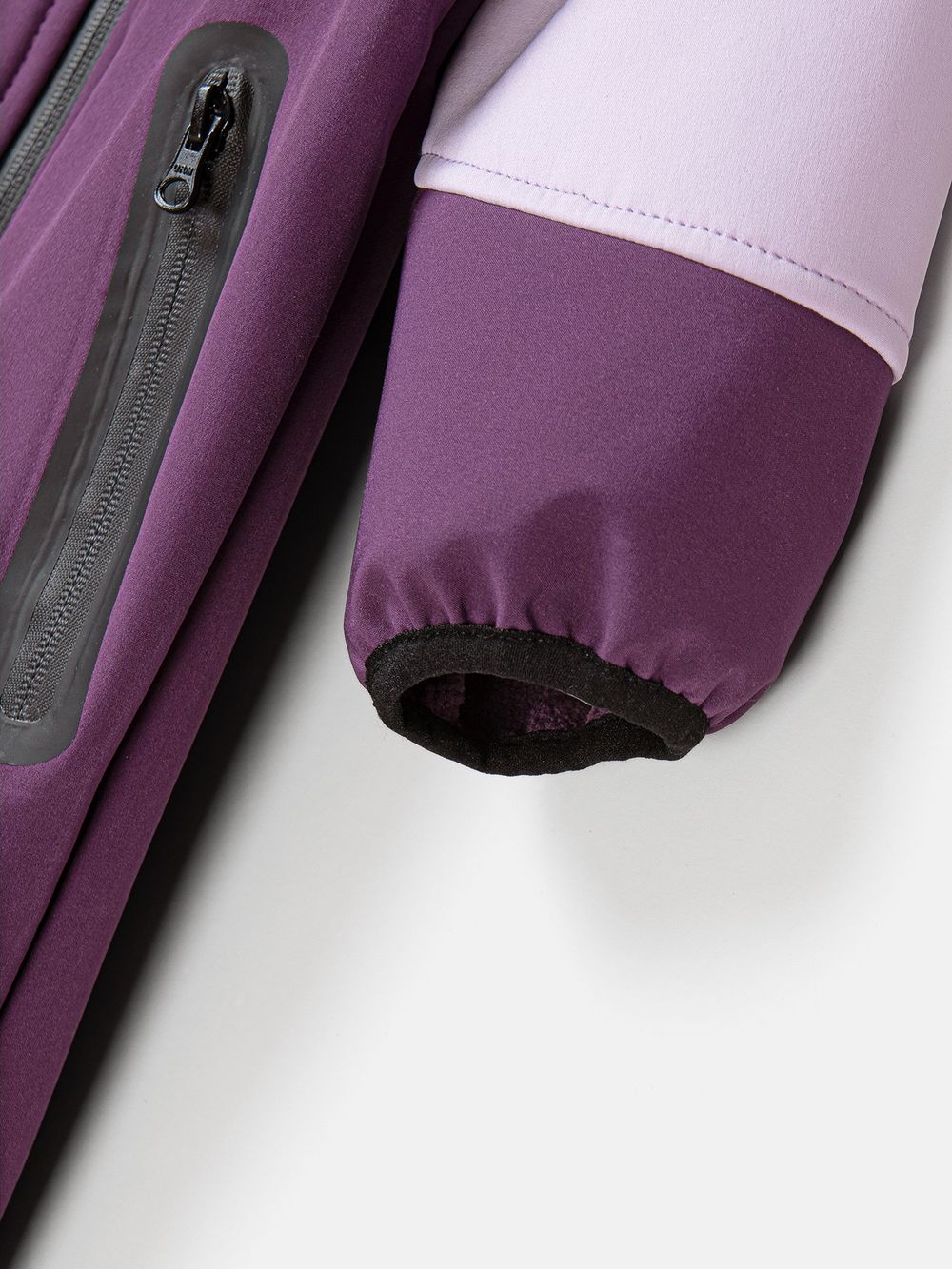 Комбинезон Колор блок Softshell демисезонный "Слива"