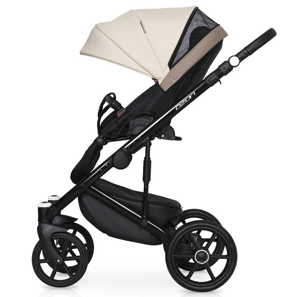 Детская коляска Riko Basic Ozon Ecco 2 в 1 25 слоновая кость-бежевый
