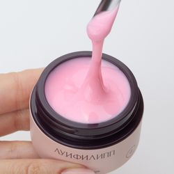 Луи Филипп Nude Fast Gel 10 - Гель для наращивания розовый, 15г