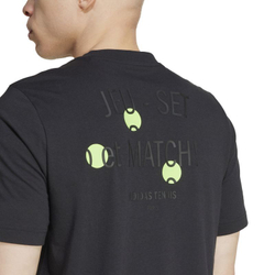 Теннисная футболка Adidas Tennis JEU Graphic - Black