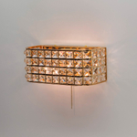 Citilux Портал CL324402 Бра хрустальное с выключателем Золото