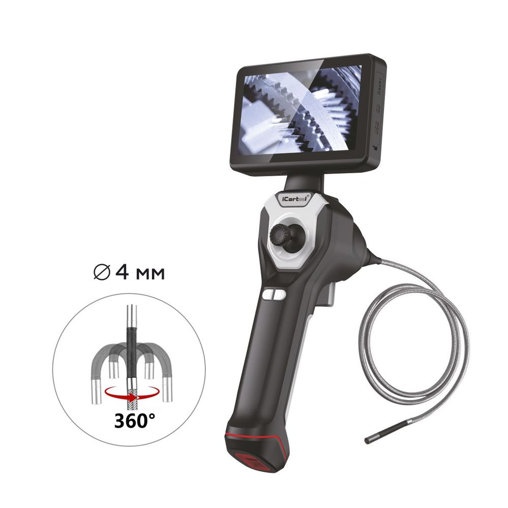ICARTOOL (IC-VC154AW) Видеоэндоскоп промышленный, управляемый, 4 мм