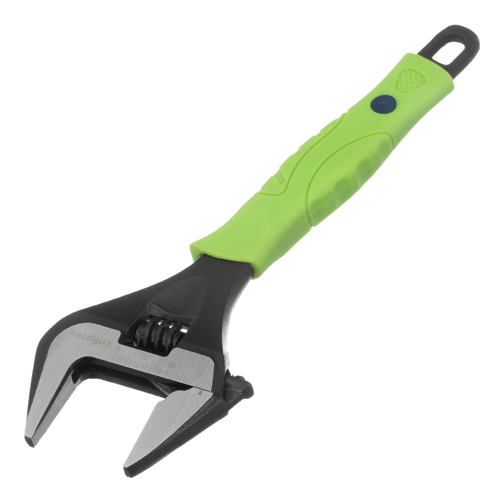 Ключ разводной, 200 мм, тонкие губки, фосфатированый Сибртех 15534