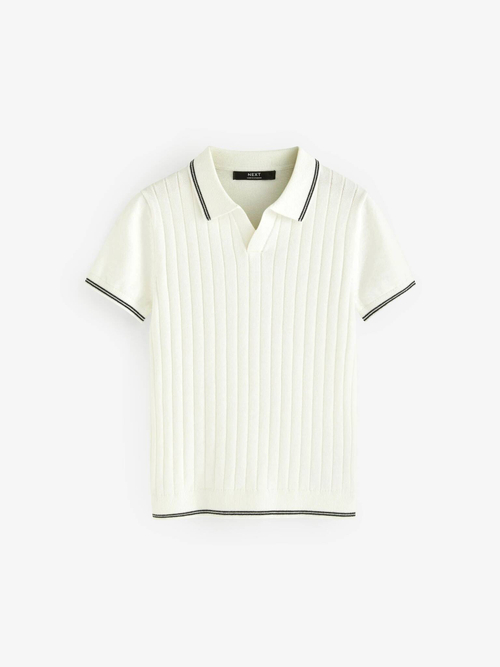 Поло для мальчика Next 512-319, Молочный