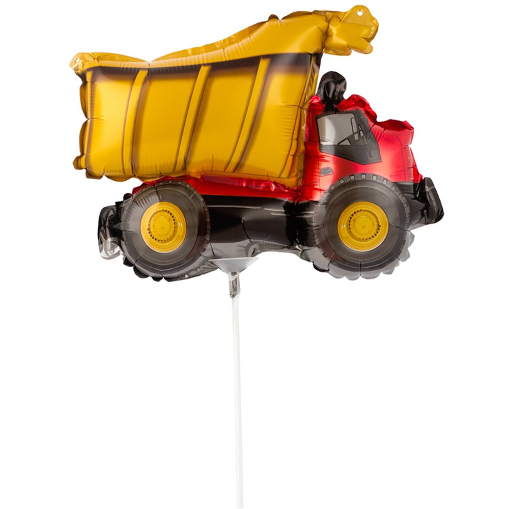 Шар Фольгированный Машина самосвал (Желтый)