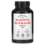 Crystal Star, Beautiful Hair & Nails (красивые волосы и ногти), 60 вегетарианских капсул