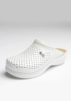 Сабо женские LEON medikal (белый) MED100W