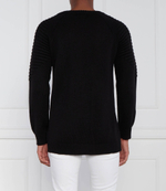 Хлопковый свитер Les Hommes - черный(LF2260110668)