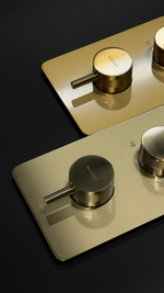 Смеситель встроенный с термостатом 3-х проходной GOLD