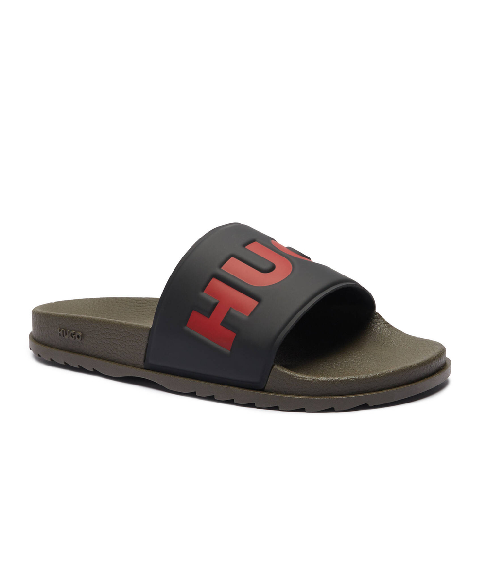 Шлепанцы Match_it_Slid_rblg_N HUGO - черный(50498352)