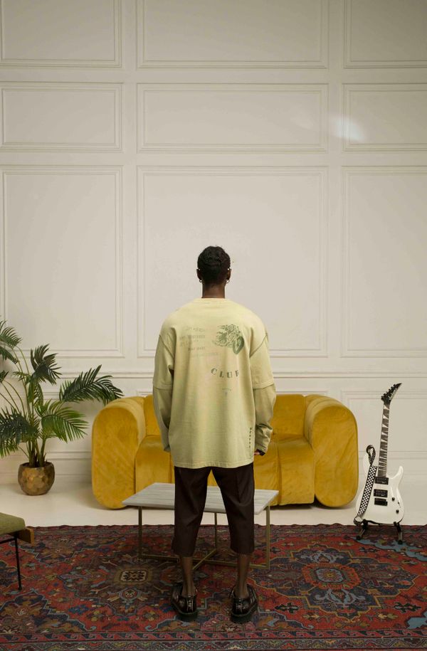 Лонгслив Twentyseven Club зеленый - фото 2