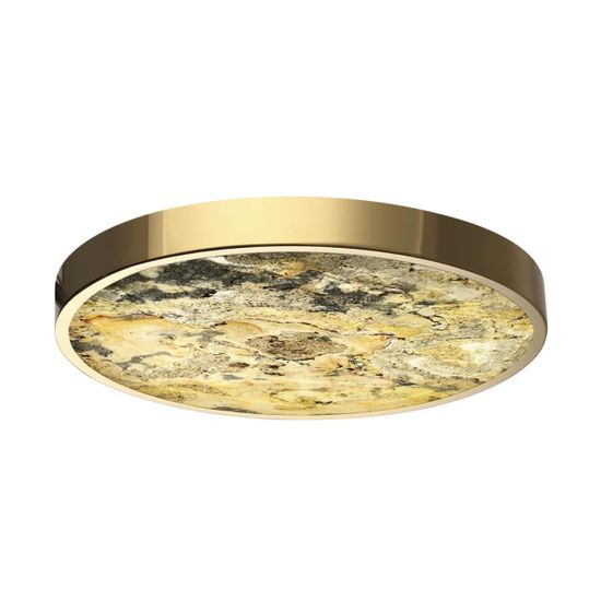 5079/40L L-VISION ODL24 535 зол/серо-бежевый/металл/натур.камень/акрил Настенный светильник с переключ.цветов.темпер. LED 40W 3000К/4000K/6000K BERGI