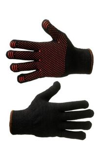 Перчатки трикотажные «Осень» утепленные с точечным ПВХ-покрытием ладони, арт. 7.723