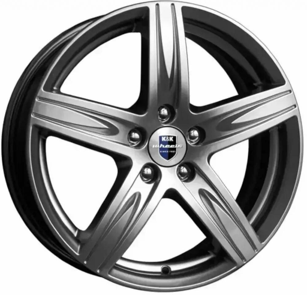 K&K Андорра 7x17 5x100 ET 48 Dia 56.1 (дарк платинум)