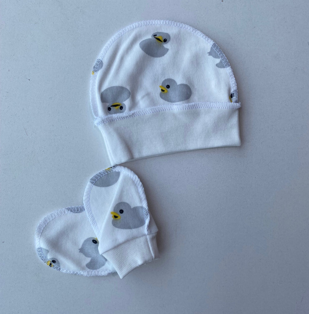 Комплект на выписку "Жемчужинка №1" (6 пр.) - лето (Цвет: Серый)