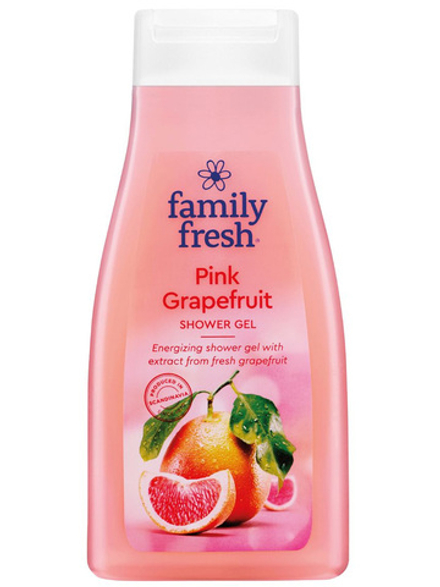 FAMILY FRESH PINK GRAPEFRUIT ОСВЕЖАЮЩИЙ ГЕЛЬ ДЛЯ ДУША 500 МЛ
