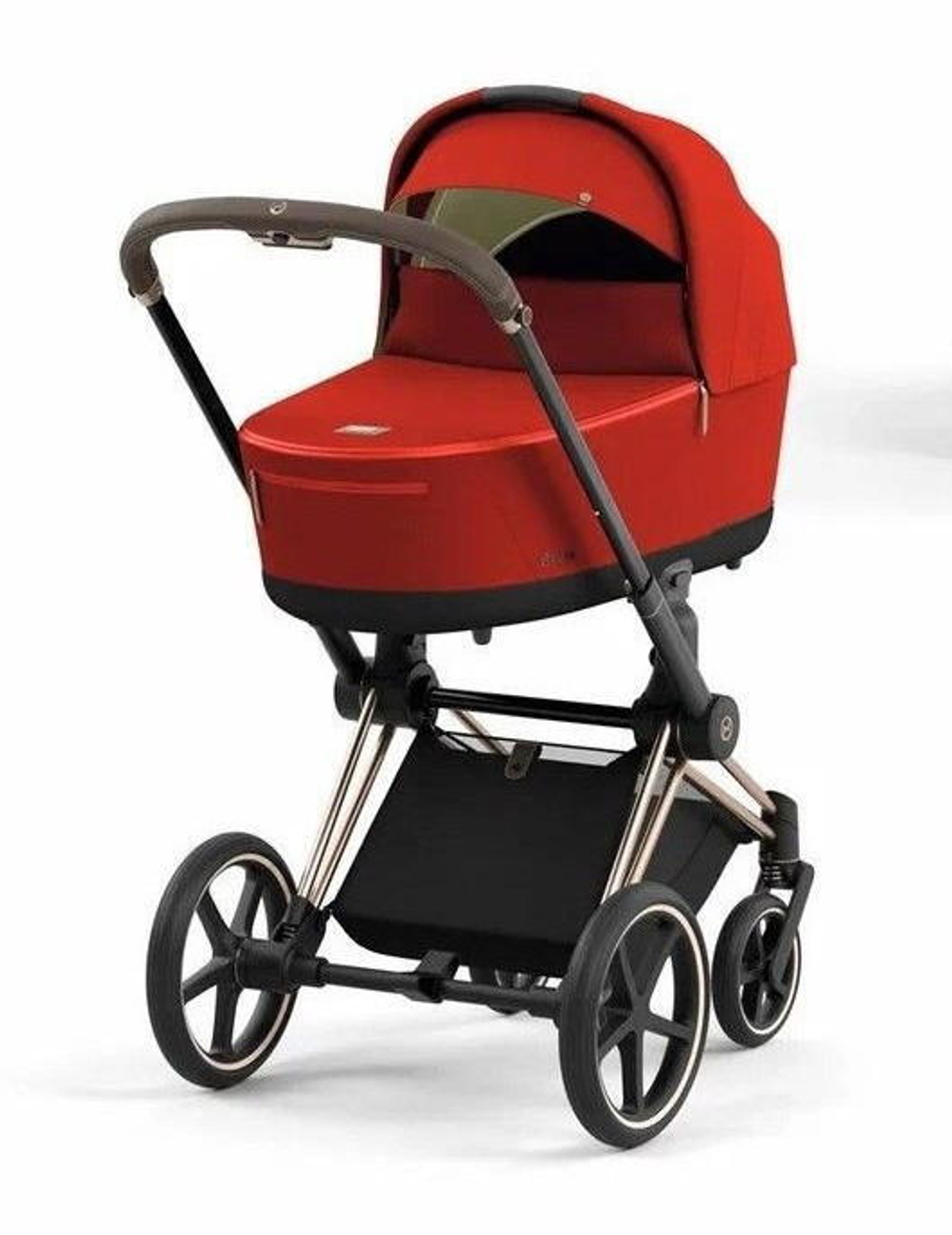 Коляска для новорожденных Cybex Priam IV Rosegold Autumn Gold