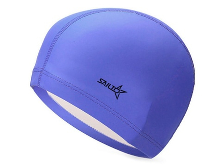 Шапочка для плавания комбинированная SAILTO :PU-N7  (Синий)