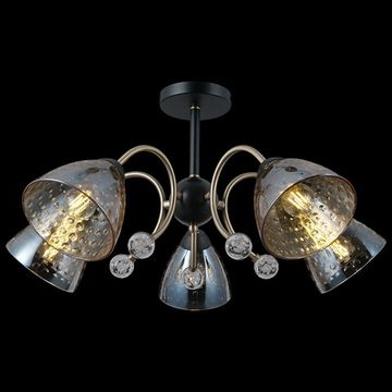 Люстра потолочная ILLUMICO E27 IL0230-5CSQ-29 BK AB
