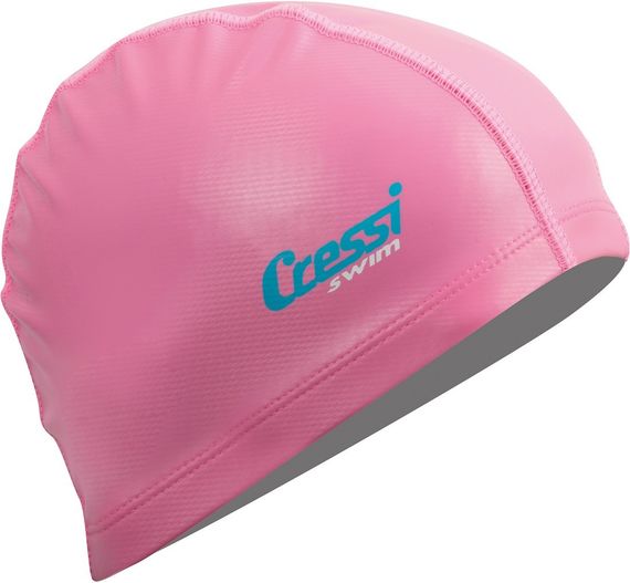 Шапочка нейлоновая для плавания Cressi PV Coated Cap розовая