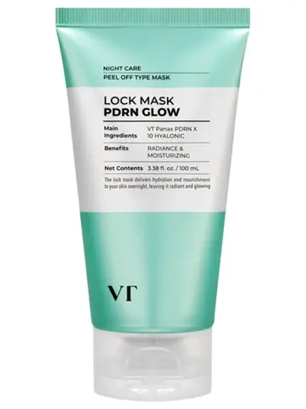 VT Cosmetics Ночная маска-плёнка с ПДРН для глубокого увлажнения и сияния кожи PDRN Glow Lock Mask 100 мл