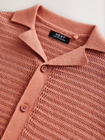 Кардиган с коротким рукавом для мальчика Next AL5-122, Кирпичный