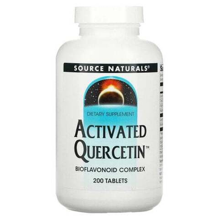 Антиоксиданты Source Naturals, Активированный кверцетин, 200 таблеток