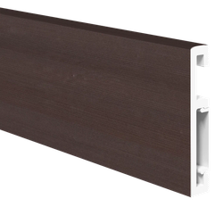 Напольный плинтус ПВХ Foresta Grace Лиственница темная FG 014 2000х70х13 мм