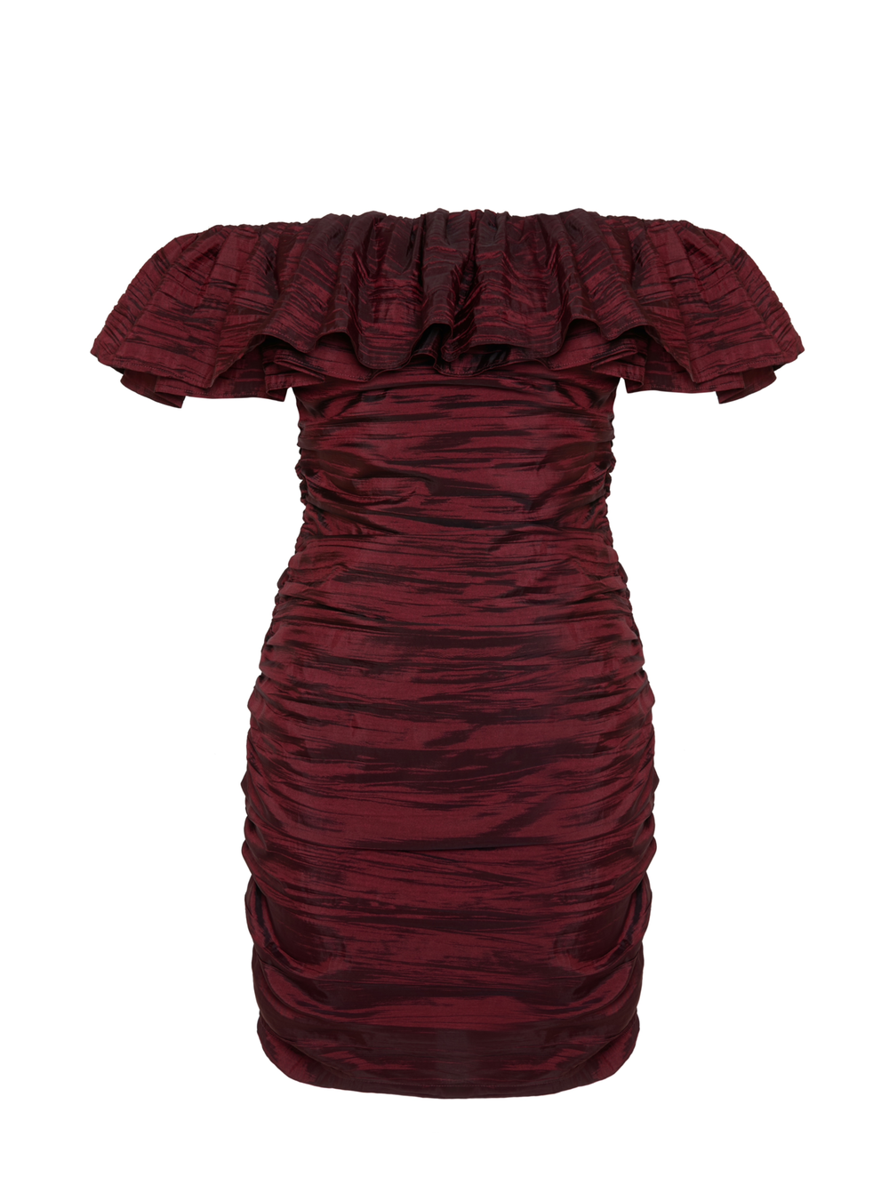 Burgundy dress