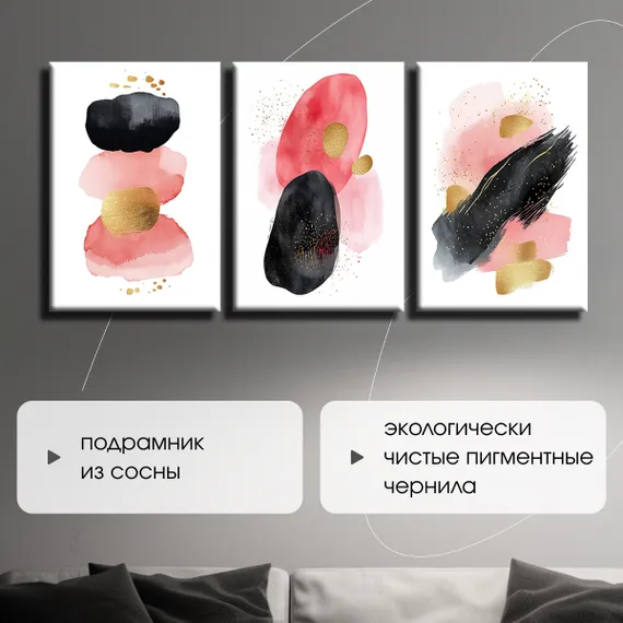 Модульная картина "Современная абстракция"