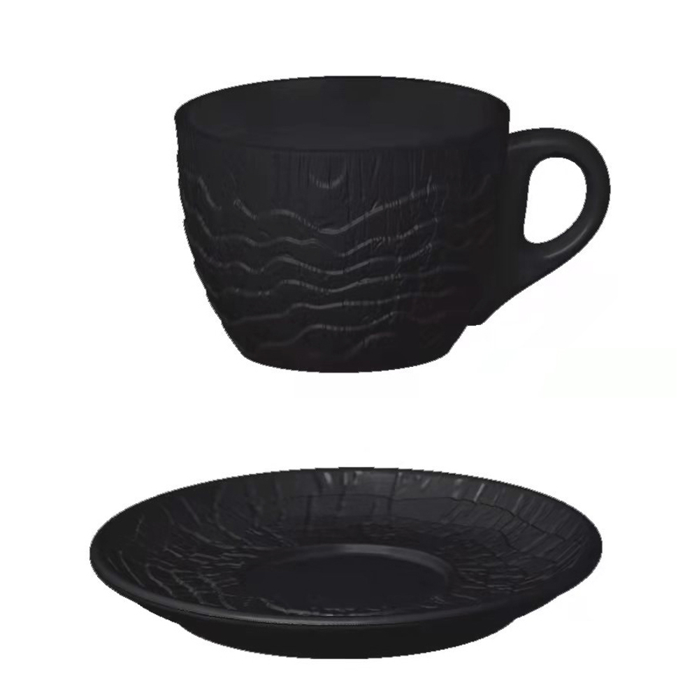 Чайная пара 300 мл, серия "Black Raw Wood" P.L.