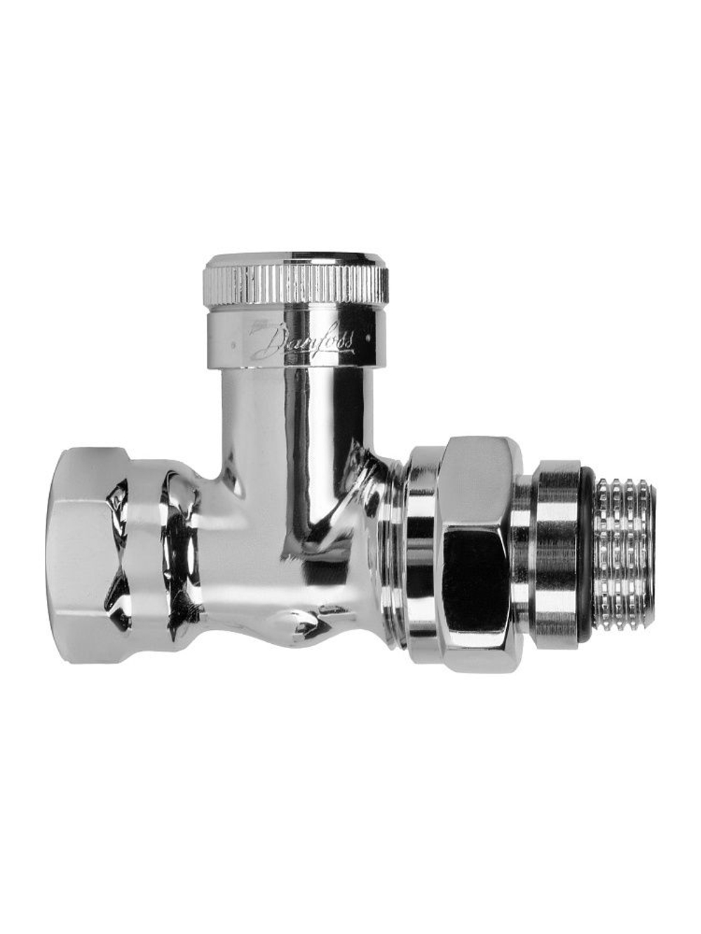 Набор термостатический для радиатора прямой Design 1/2" Click (Хром) Royal Thermo (RTE07.0013 CH)