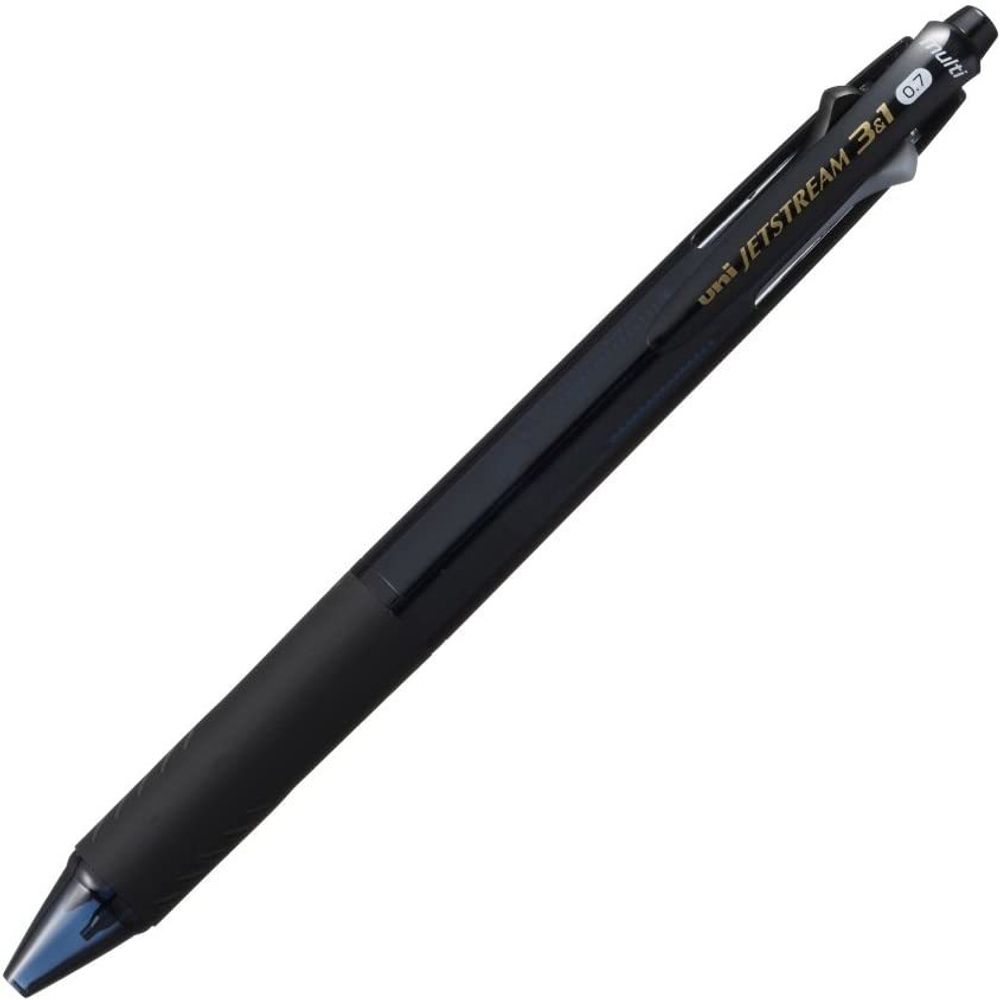 Многофункциональная ручка Uni Jetstream Multi 3&1 чёрная