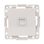 Стокгольм Механизм Розетки RJ-45 1-местной белый EKF