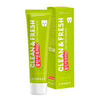 Гелевая зубная паста с экстрактами Бамбука и Зеленого Чая Consly Clean&Fresh Bamboo & Green Tea Gel Toothpaste 105г