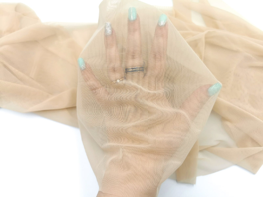 Эластичная сетка, (эффект голого тела), телесная, Lauma, (Арт: ESGP-775)