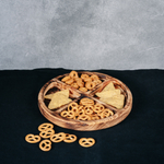 Деревянная менажница из кедра для подачи блюд и закусок