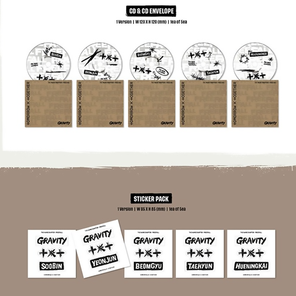 Альбом TOMORROW X TOGETHER (TXT) - THE NAME CHAPTER: FREEFALL (GRAVITY VER.)