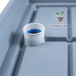 Штуцер сливной 22мм