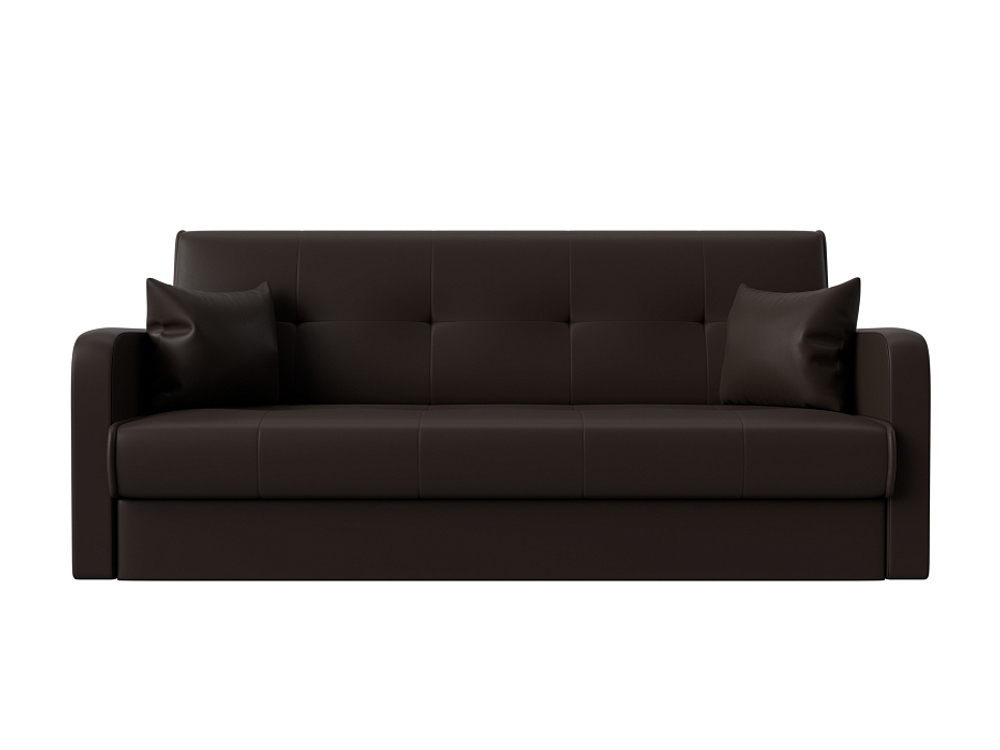 Диван-книжка Надежда, Коричневый, Экокожа, 27943