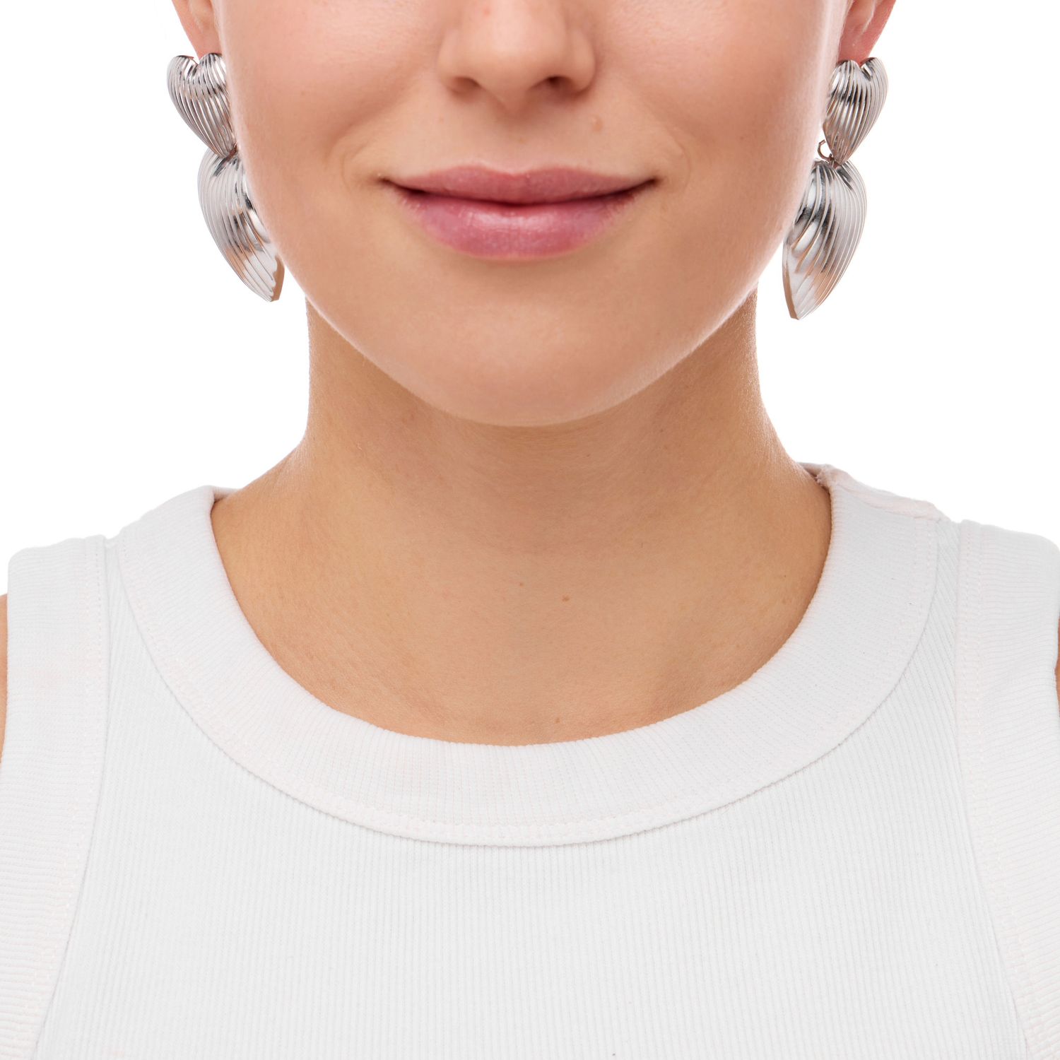 Серьги Shell Heart Earrings