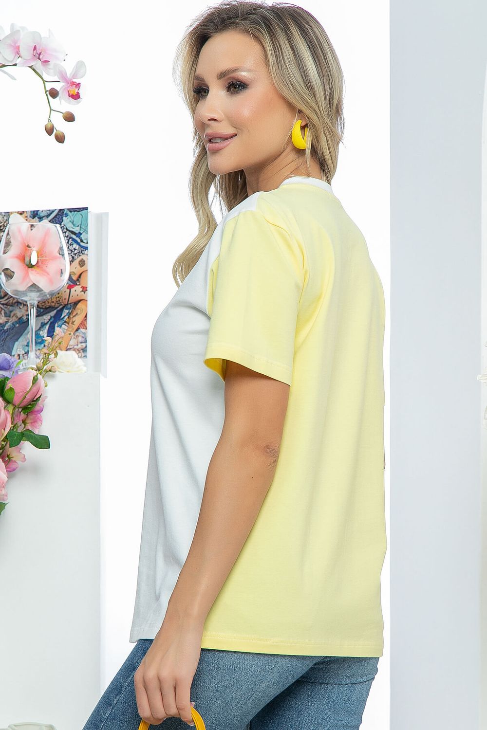 Футболка "Дарина" (желтая) Б5597 LT Collection