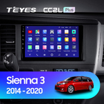 Teyes CC2L Plus 9" для Toyota Sienna 2014-2020