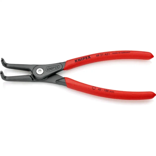 Прецизионные щипцы для стопорных колец черненая 210 мм Knipex 49 21 A31