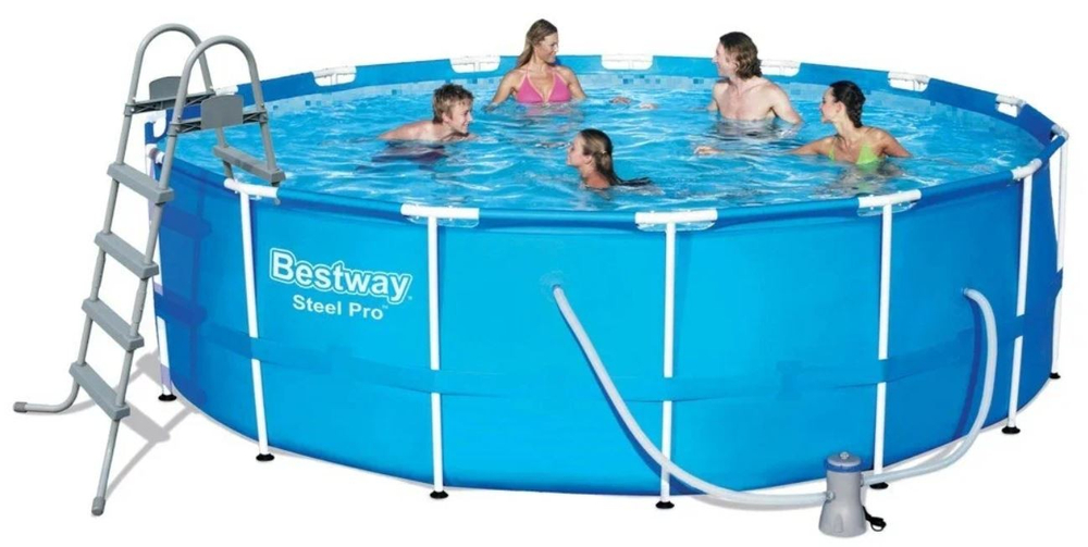 Каркасный бассейн Bestway 366х122 см. синий