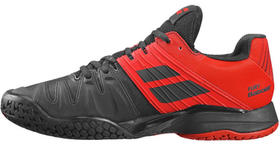 Мужские кроссовки теннисные Babolat Propulse Fury All Court Men - black/tomato red
