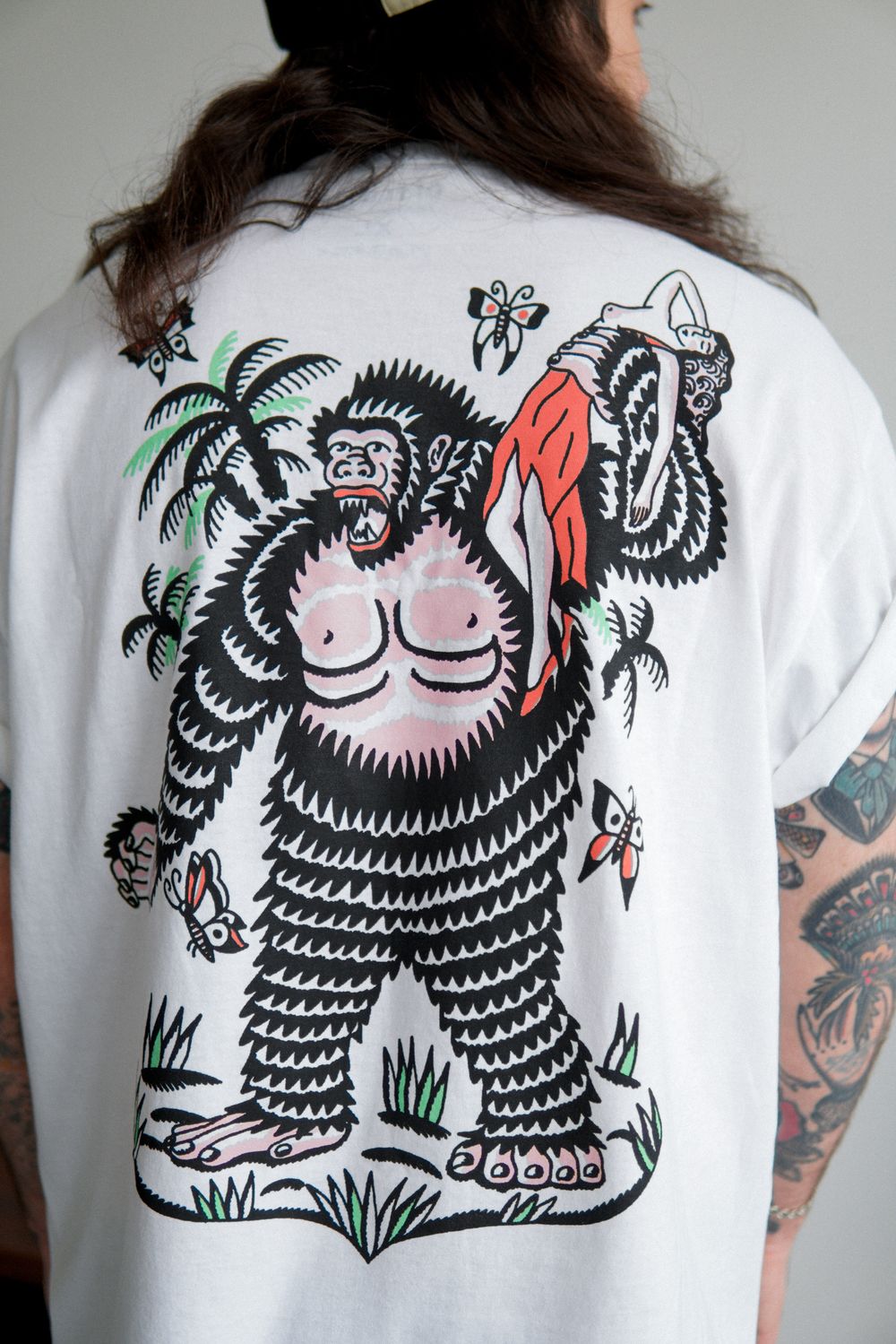 Футболка Old Lizard Gorilla Белая