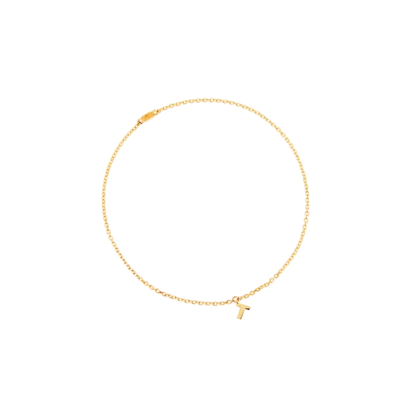 Вечный браслет Персонализация с Буквой – Золото