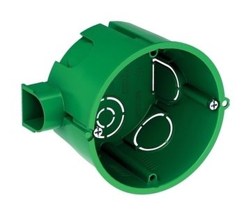 Подрозетник для сплошных стен 68*45мм DIY зеленый Systeme Electric 1/200