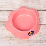 Миска пластиковая «Мр. Лапкин», цвет розовый, 16,5см /300мл